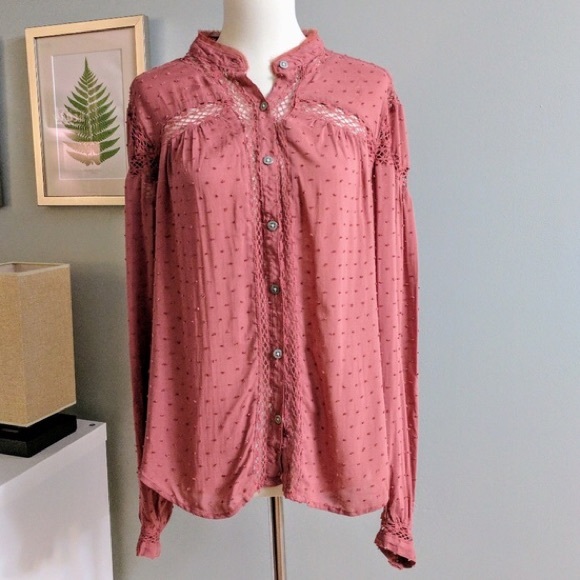 Free People Tops - Free People Button Down Blouse